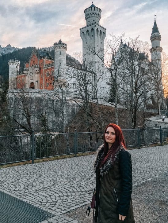 Front of Neuschwanstein Castle Germany