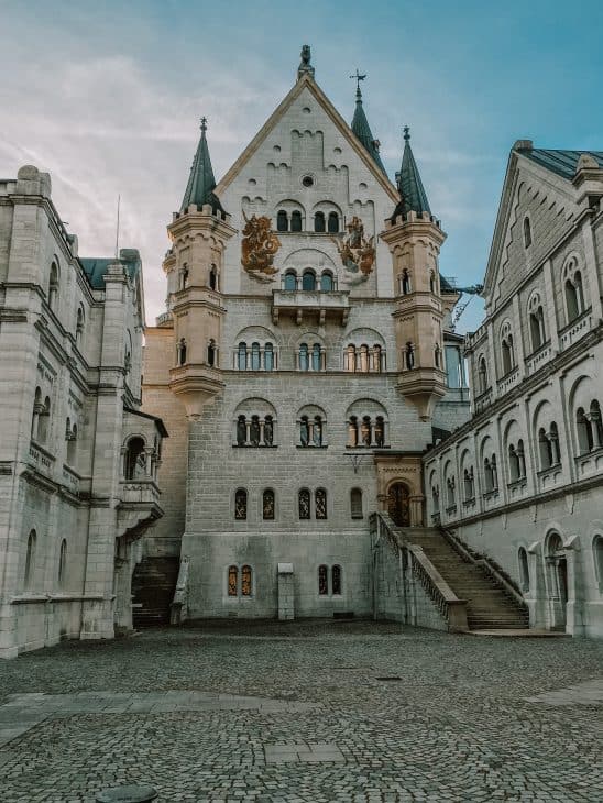 Neuschwanstein Castle Courtyard Germany