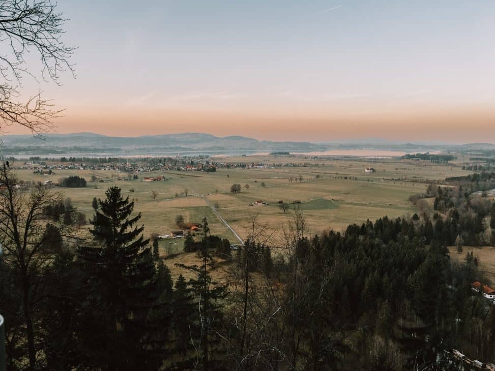 Sunset in Schwangau Germany