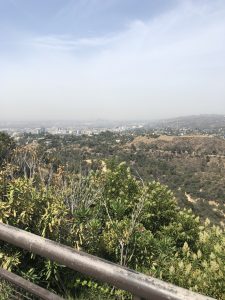 View from the Griffith Observatory, Hollywood, California