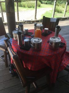 Lunch spot during the Disney Wild Africa Trek at Animal Kingdom