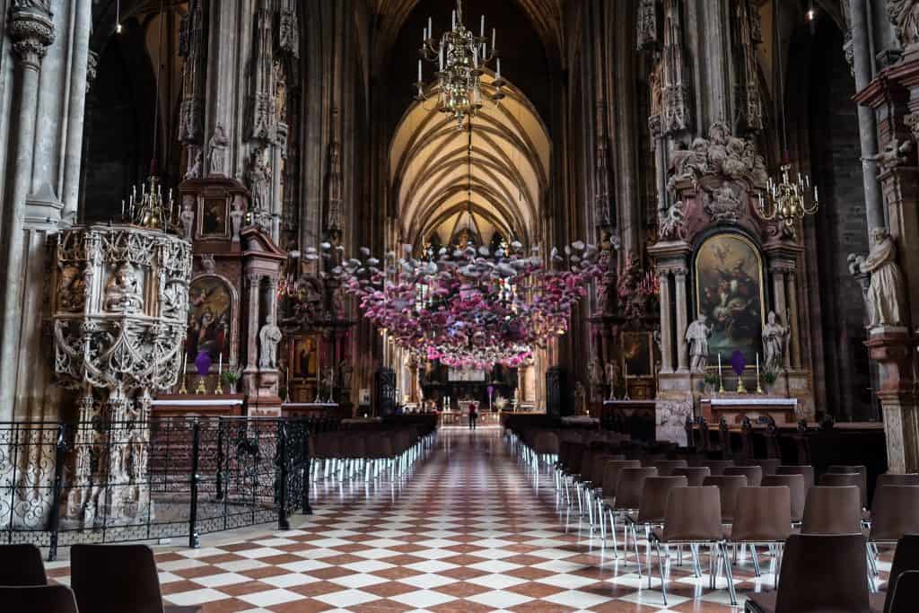 Interior of St.Stephen's Cathedral Vienna