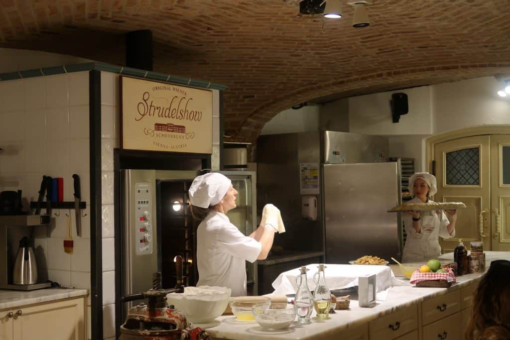 Apple Strudel Show Schonbrunn Palace