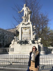 Mozart Statue, Burggarten Vienna