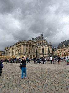 Crowds at Palace Of Versailles - Paris France