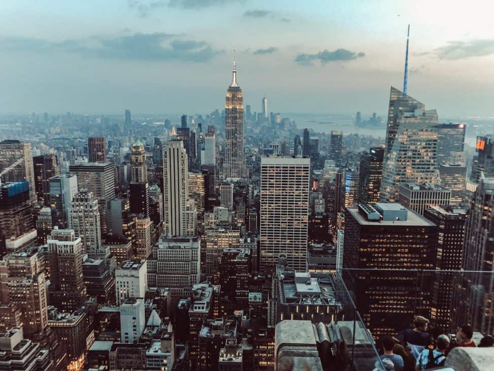 The New York Skyline from above