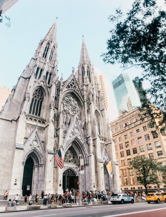 St Patrick's Cathedral on 5th Avenue
