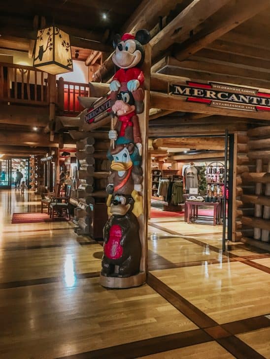 Disney Wilderness Lodge Resort lobby store
