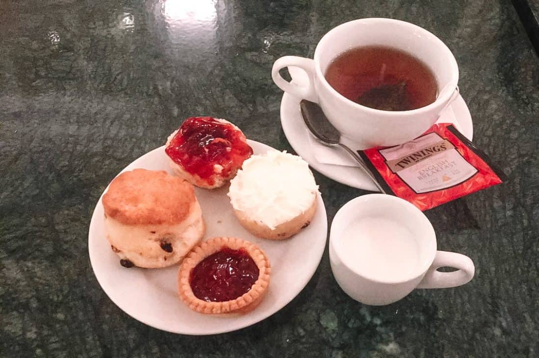 Club Level at Disney's Grand Floridian Resort & Spa - scones from the afternoon tea portion