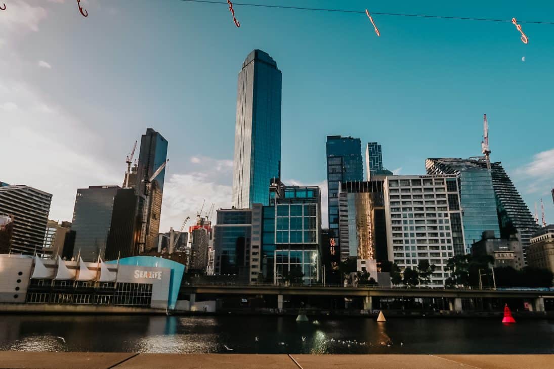 The Southbank of Melbourne is the place to go in the evenings for food and drinks