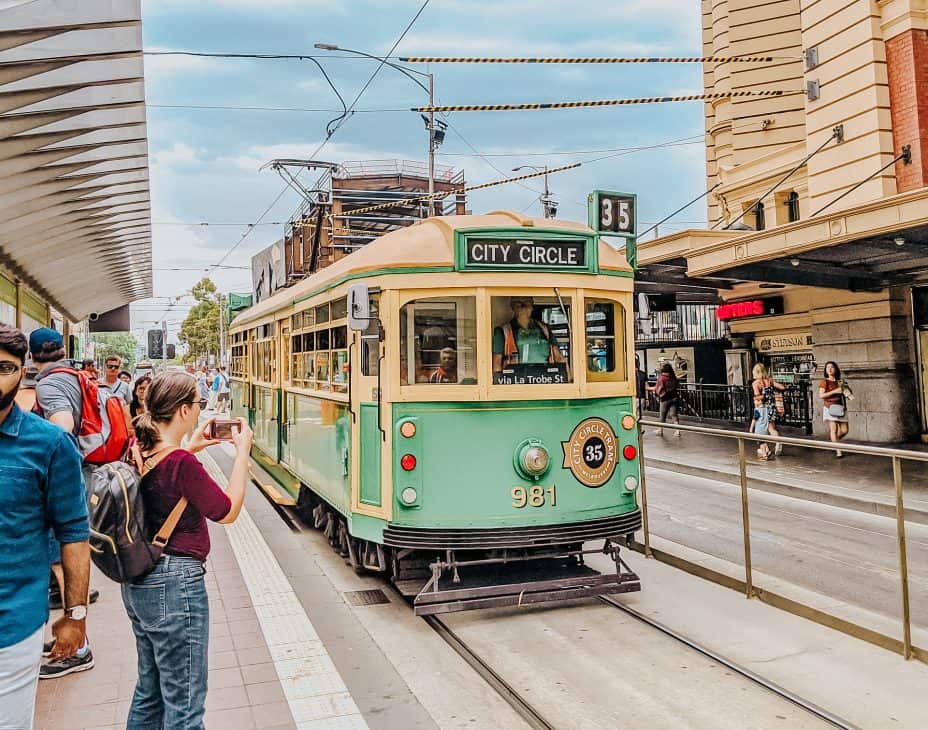 City Circle Tram Melbourne Australia