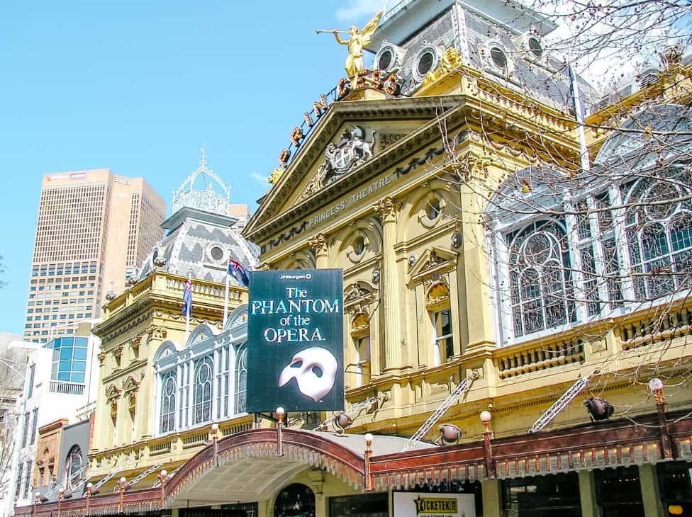 Experiencing one of Melbourne's theatres is one of the best things to do during your 5 days in Melbourne