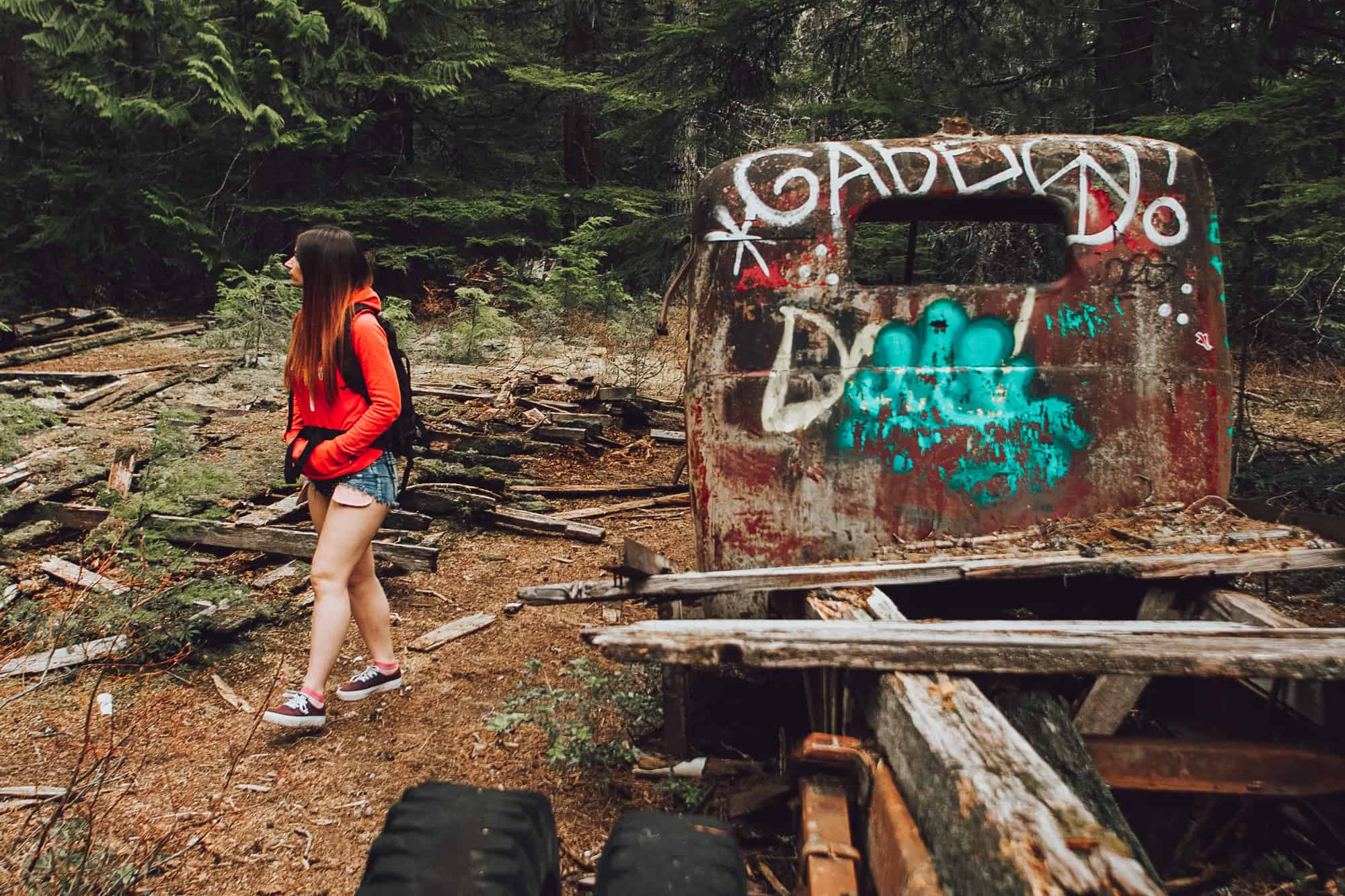 Parkhurst Ghost Town Hike Whistler Canada