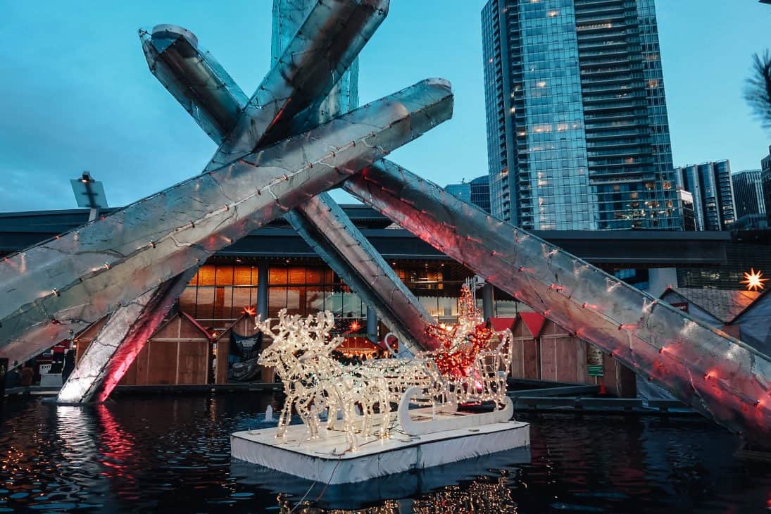 Vancouver 2010 Olympic Torch in Coal Harbour
