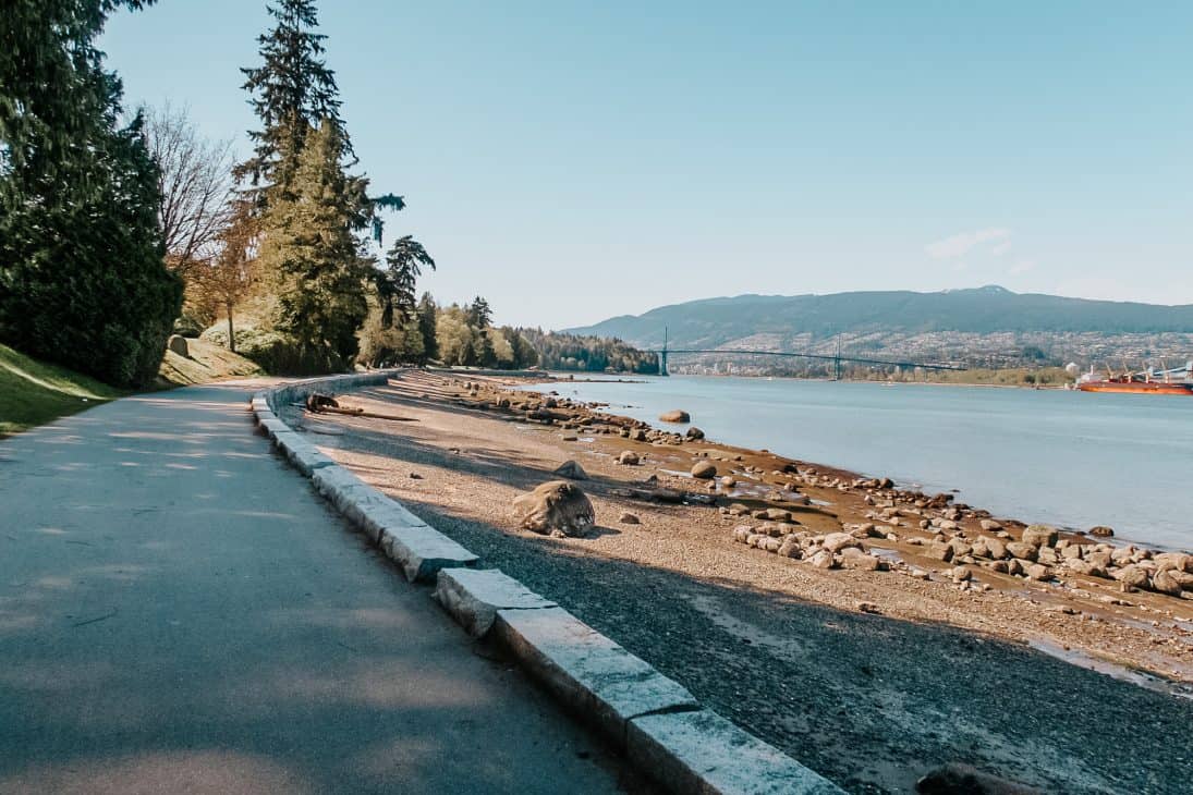 The Seawall inside Stanley Park is one of Vancouvers best Instagram spots