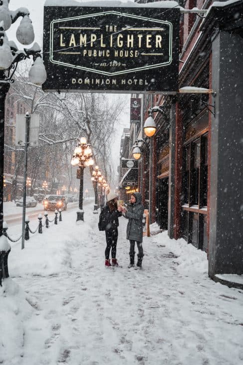 Gas Town is just as Instagrammable in the winter