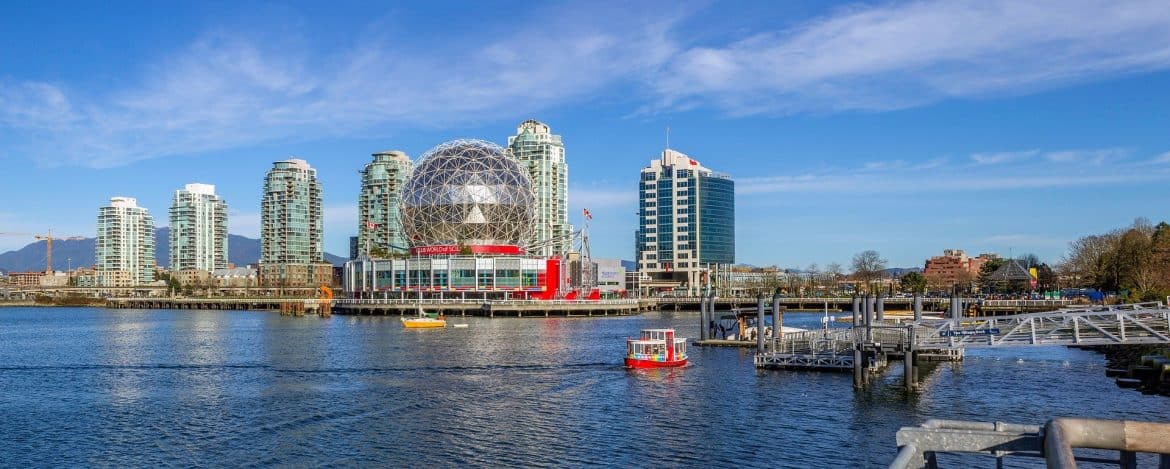 Science World Museum in Olympic Village is a unique building in Vancouver
