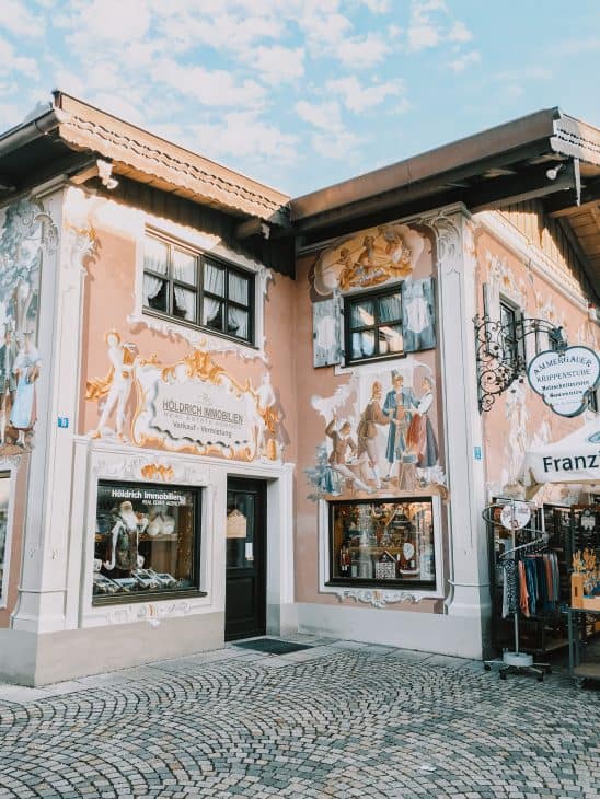 Oberammergau Gift Shop Bavaria Germany