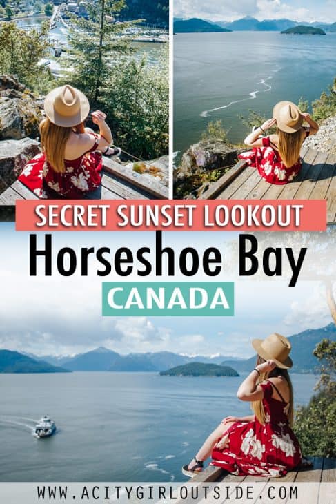 The secret sunset lookout in Horseshoe Bay, Vancouver