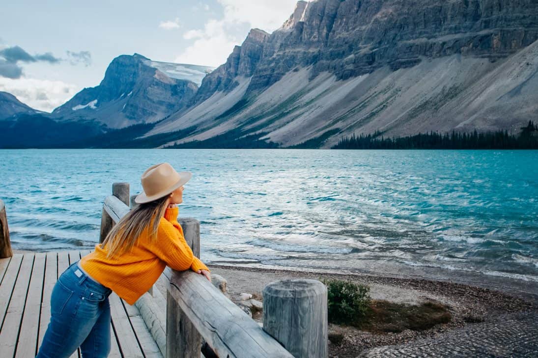 Bow Lake on Icefields Parkway Canada