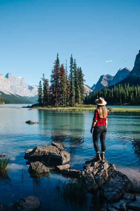 Spirit Island is one of the most photographed places in the Canadian Rockies and can only be accessed by boat. 