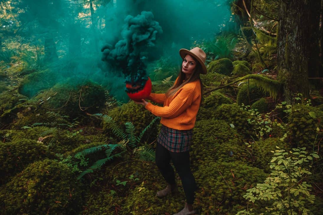 Green Smoke Pumpkin Halloween Shoot 2