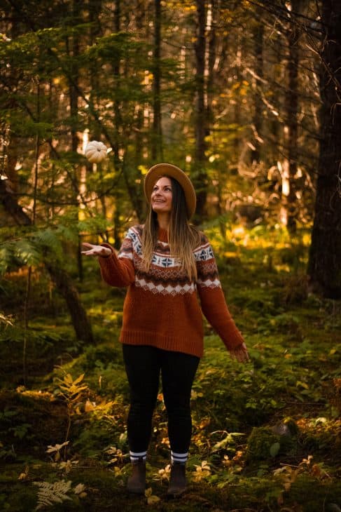 forest pumpkin photo