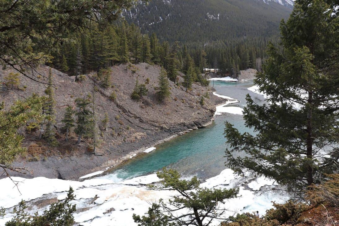 Bow Falls Lookout, Banff National Park. 