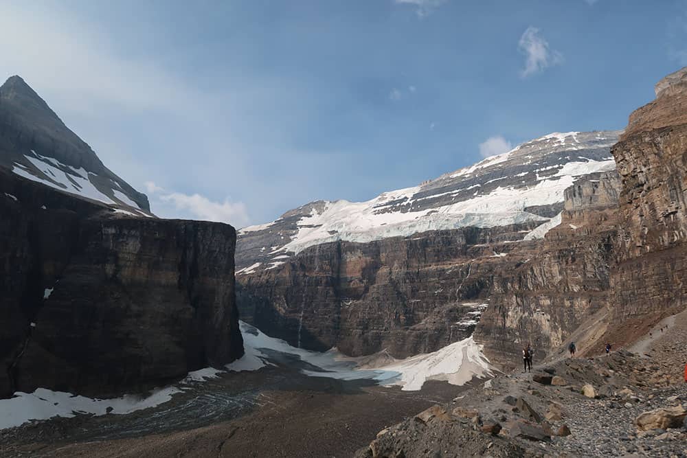 The Plain of Six Glaciers Hike near Lake Louise, Alberta