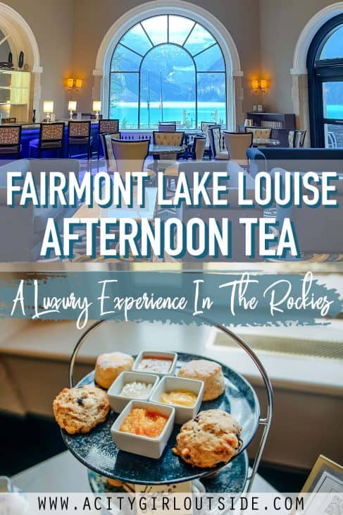 LAKE LOUISE AFTERNOON TEA BANFF CANADA