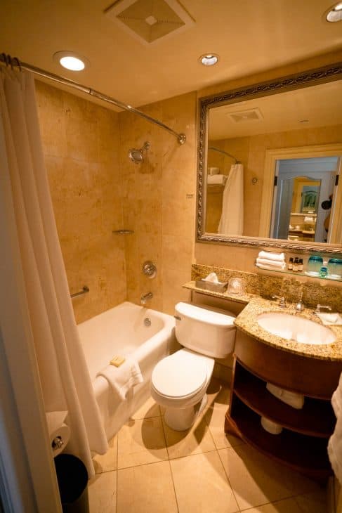 Bathroom at Fairmont Chateau Lake Louise A City Girl Outside