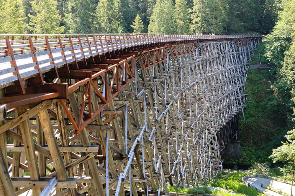 The Kinsol Trestle is a great day trip from Victoria. 