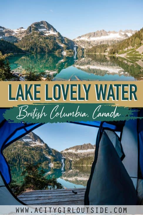 Camping at Lake Lovely Water