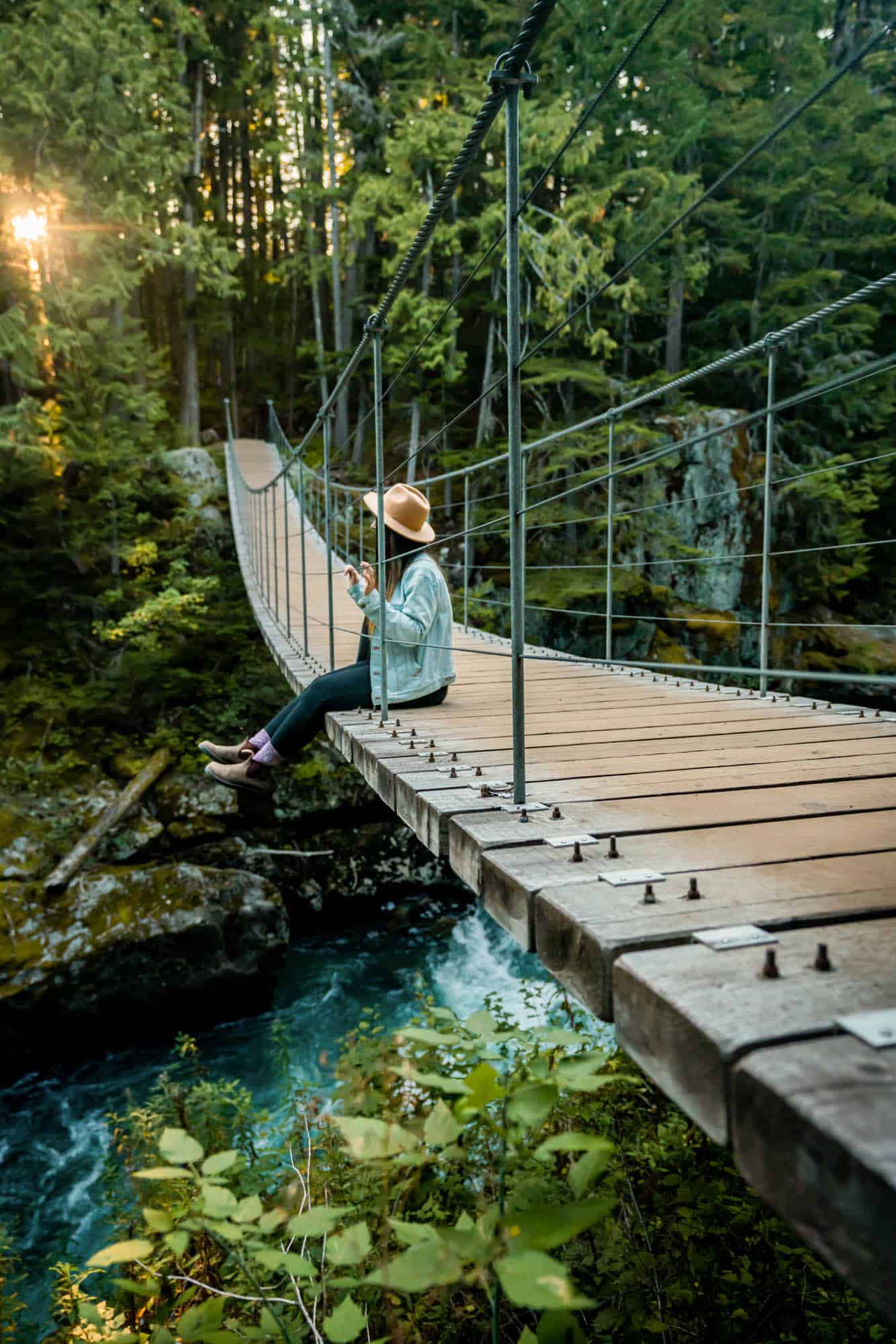 The Train Wreck trail in Whistler, Bc.