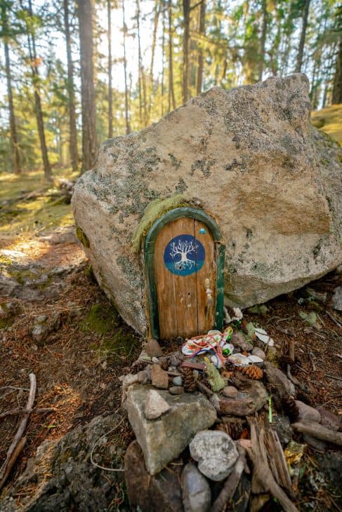 There are many fairy doors scattered around Salt Spring Island, many of them can be found along the Mount Erskine trail. 