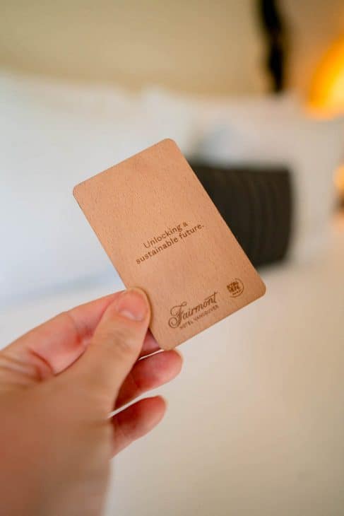Fairmont Hotel Vancouver key card