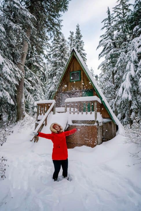 A beautiful A-frame on Cypress Mountain Vancouver. 