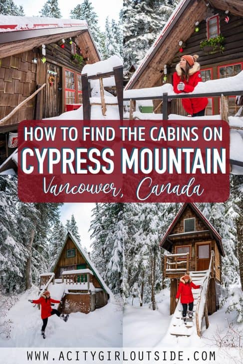 How to find the Cypress Mountain Cabins in Vancouver, Canada.