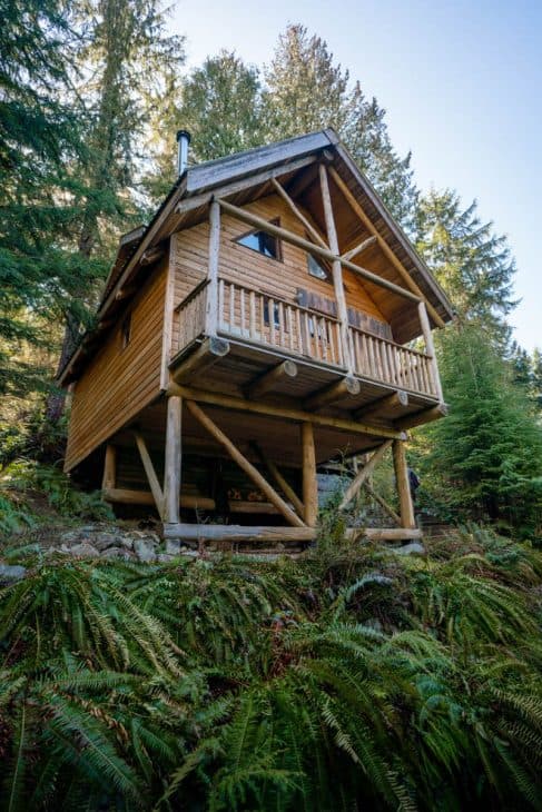 The Wildwood Cabins are one of the best places to stay on Bowen Island.