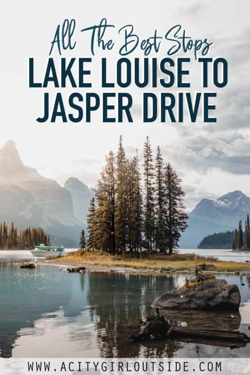 LAKE LOUISE TO JASPER ITINERARY