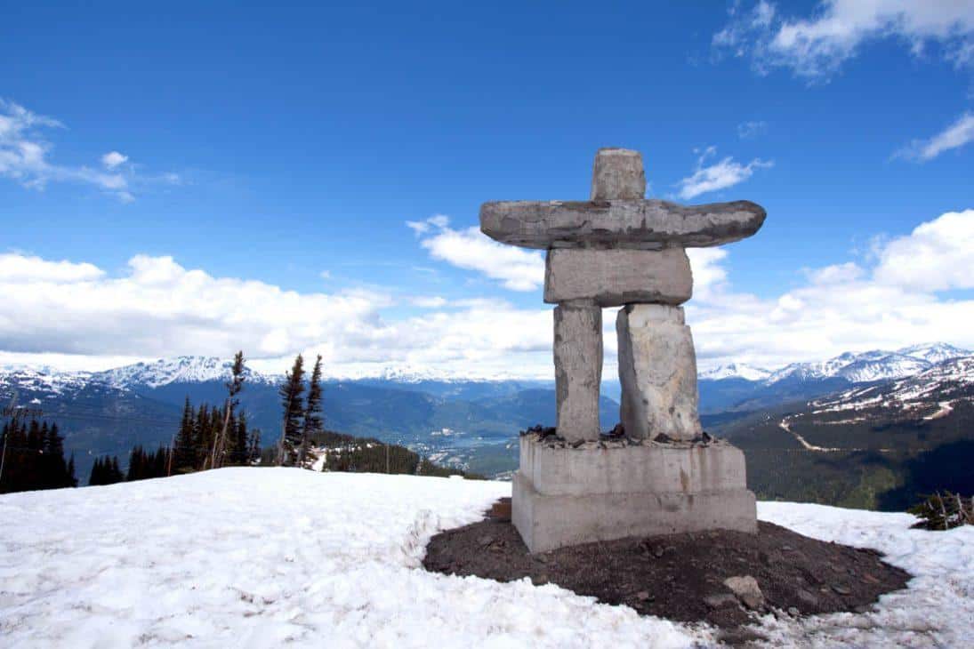 Inukshuk in Whistler BC Canada