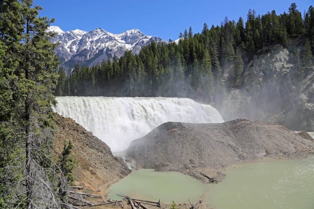 Wapta Falls in Yoho National Park, Canada.