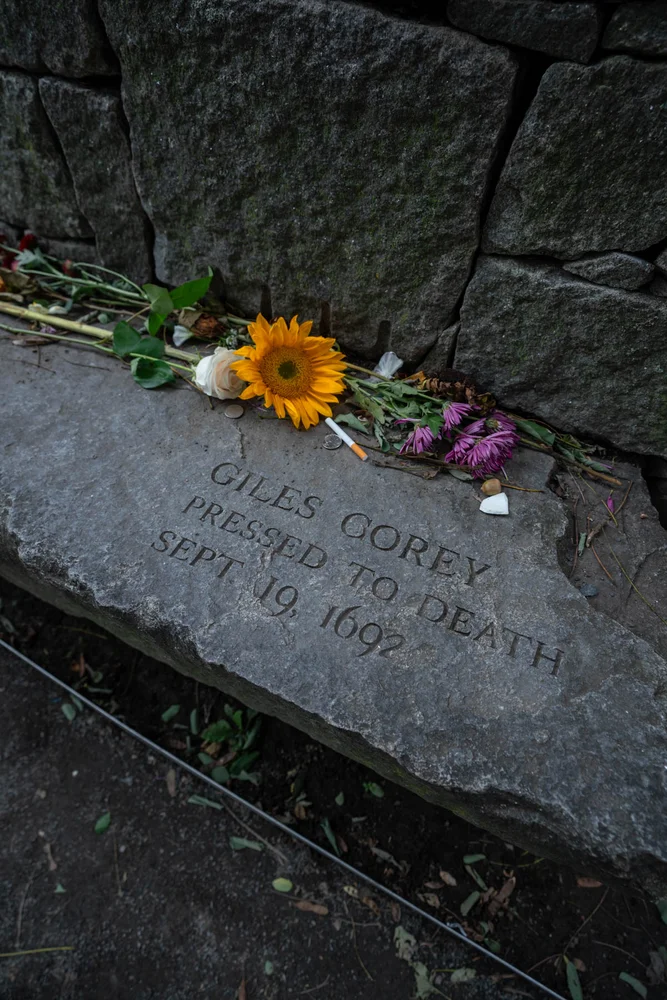 Salem Witch Trials Memorial. 