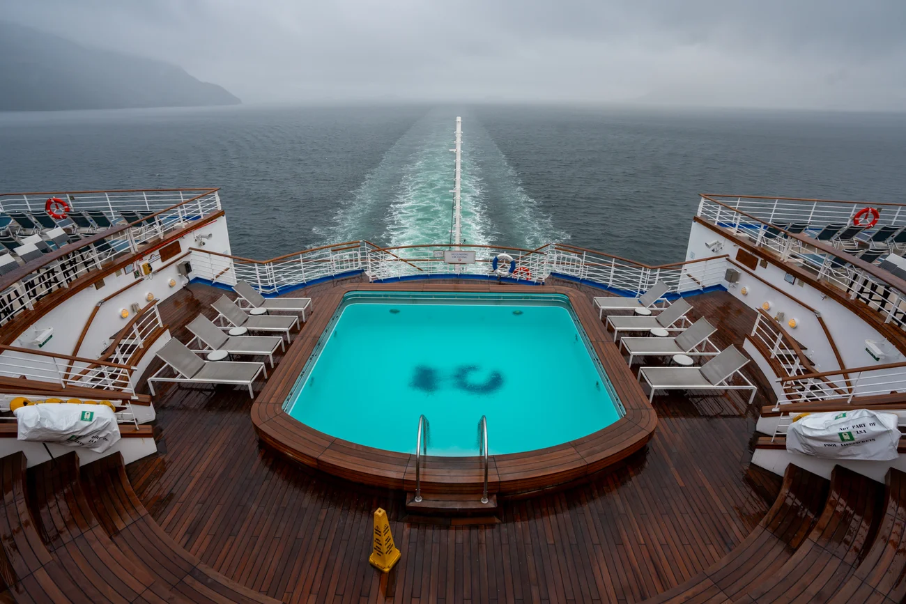 The aft of the Princess Sapphire cruise ship