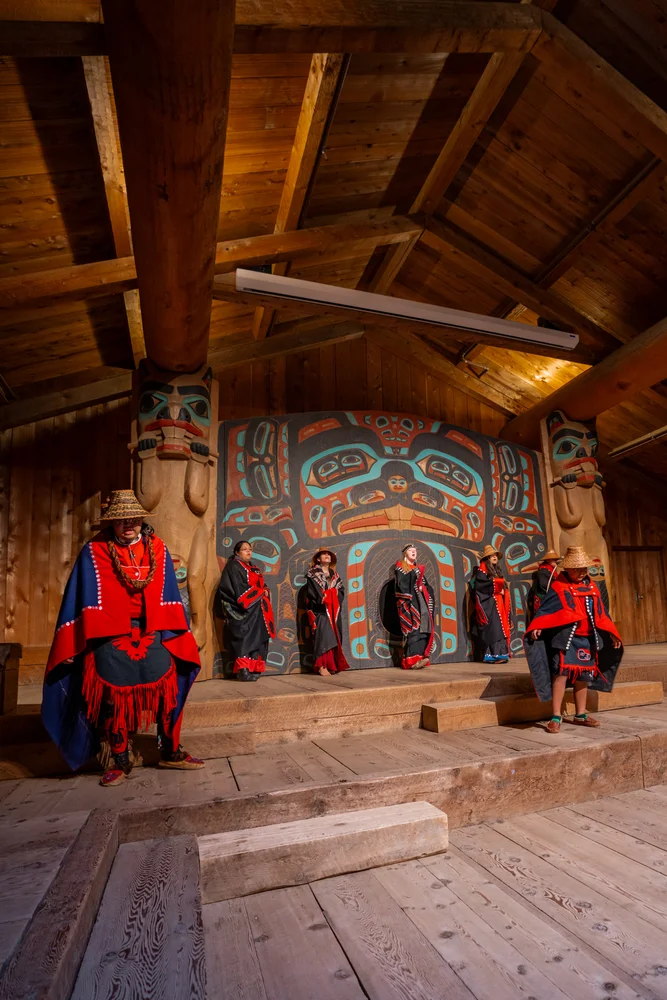 Saxman Native Village in Ketchikan, Alaska. 