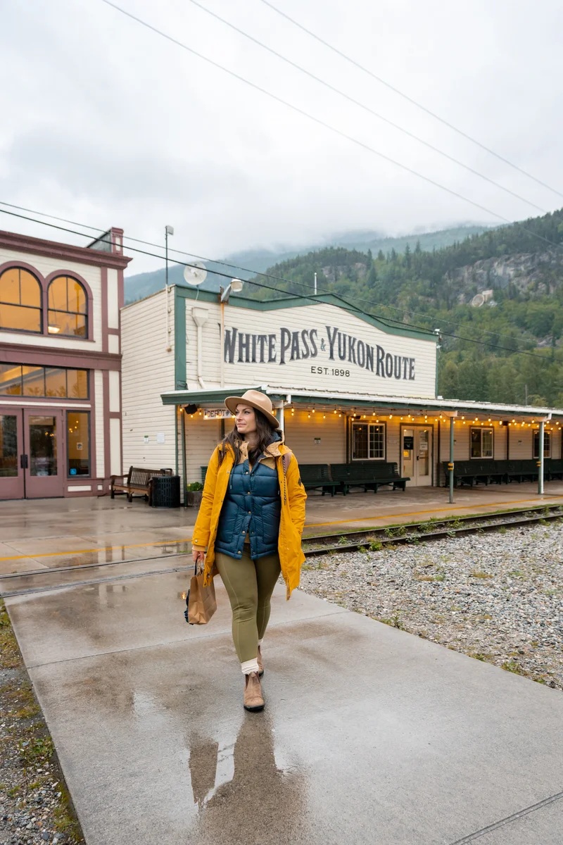 Rachael in Skagway, Alaska.